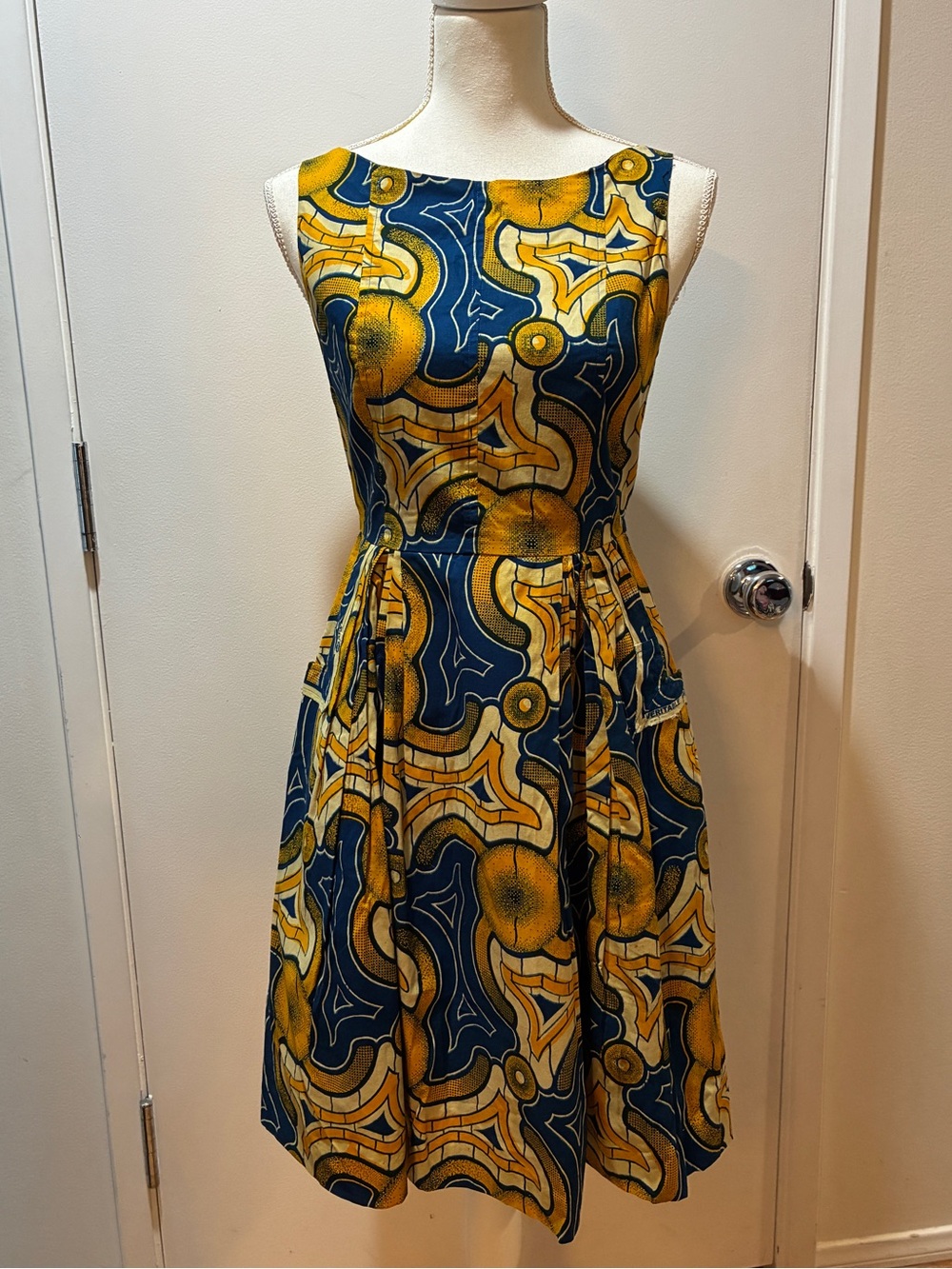 African Wax Cloth dress